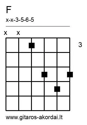 F chord diagram